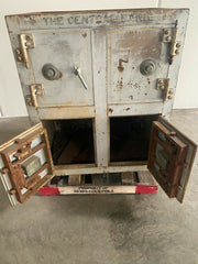 Antique Vault Bank Safe Heavy Duty Vintage Rare Need Restoration 36 x 24 x 42