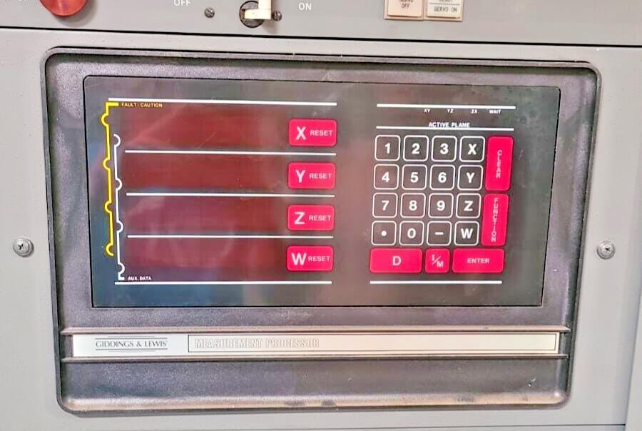 Giddings & Lewis X Y Z W Axis Measurement Control Processor