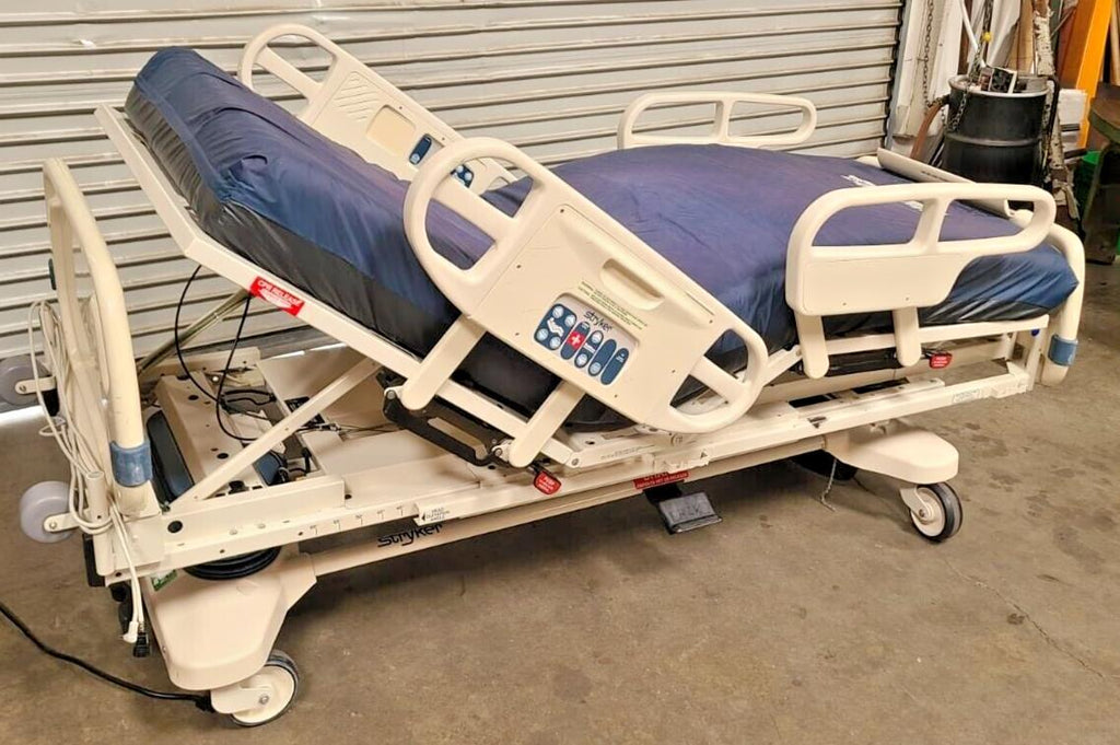 Stryker Secure II 3002 Hospital Bed Medical Electric Adjustable With Mattress Free Shipping