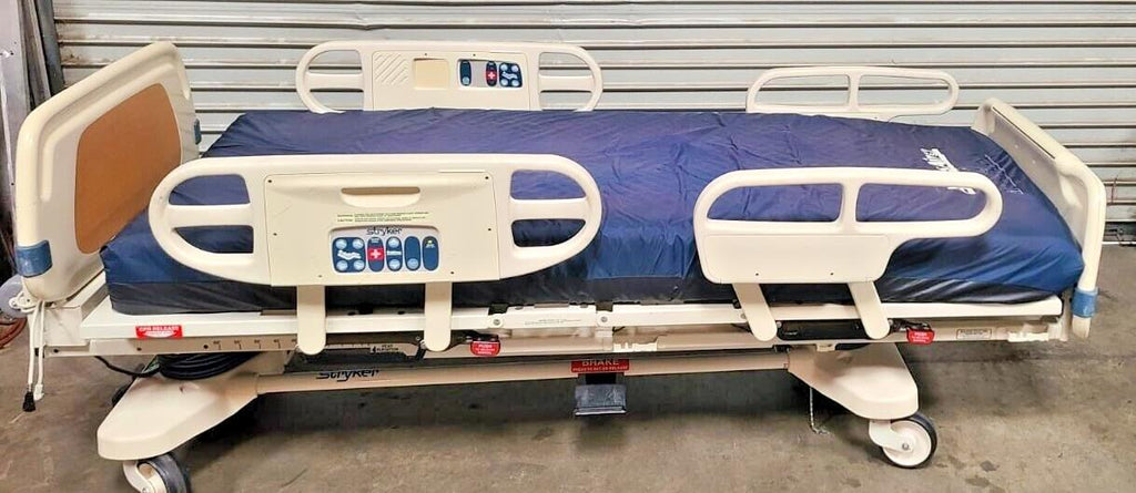 Stryker Secure II 3002 Hospital Bed Medical Electric Adjustable With Mattress Free Shipping
