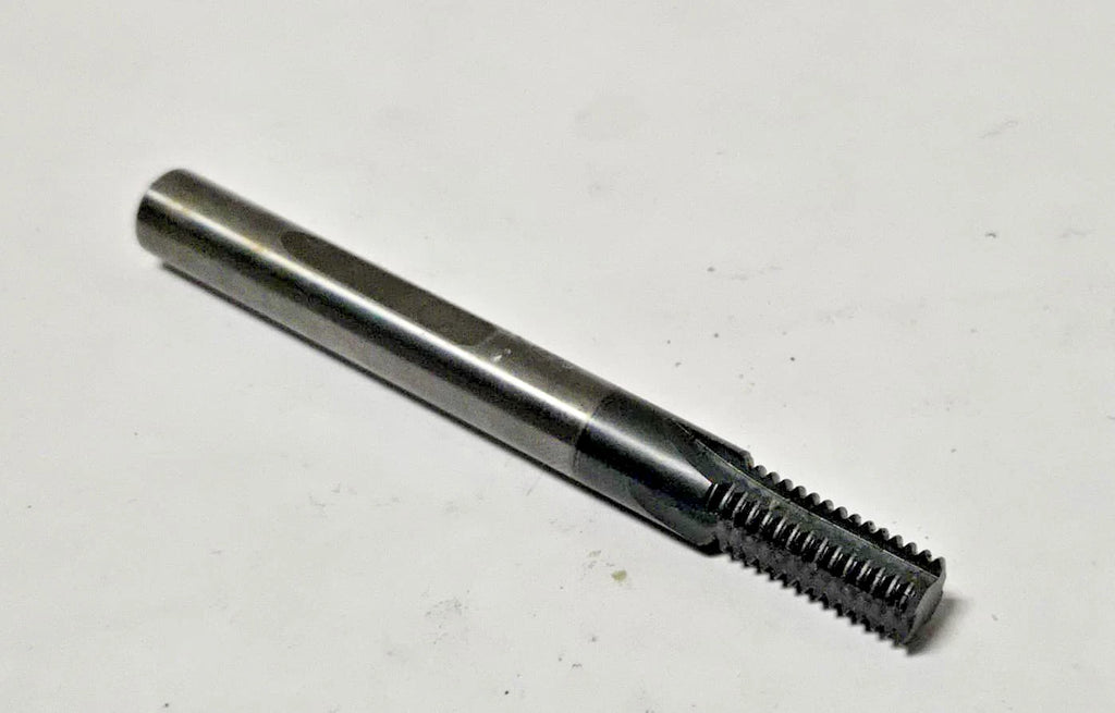 SCT 7/16-18 Solid Carbide Straight Flute Thread Mill 3/8" Shank TM345-18
