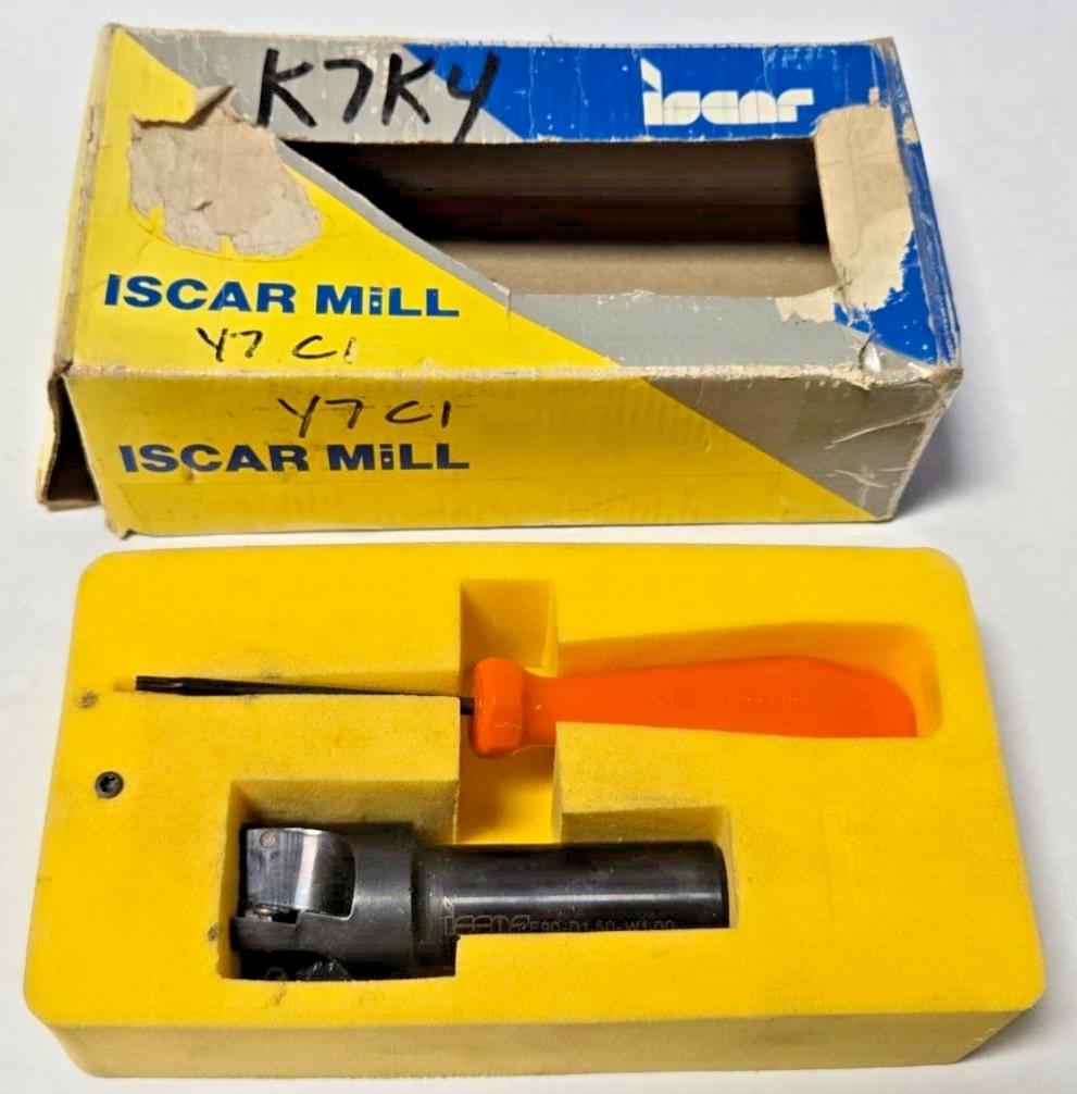 ISCAR E90-D1.50-W1.00 Indexable End Mill Holder Carbide Inserts New
