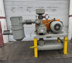 The RAM Roots Dresser Rotary Lobe Blower Model 418 System 40HP Motor Silencer Local Pickup