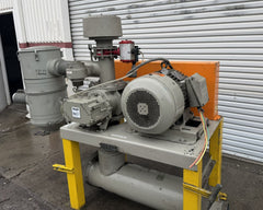 The RAM Roots Dresser Rotary Lobe Blower Model 418 System 40HP Motor Silencer Local Pickup