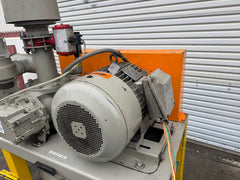 The RAM Roots Dresser Rotary Lobe Blower Model 418 System 40HP Motor Silencer Local Pickup