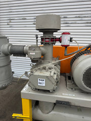 The RAM Roots Dresser Rotary Lobe Blower Model 418 System 40HP Motor Silencer Local Pickup