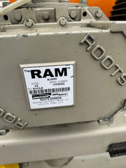 The RAM Roots Dresser Rotary Lobe Blower Model 418 System 40HP Motor Silencer Local Pickup