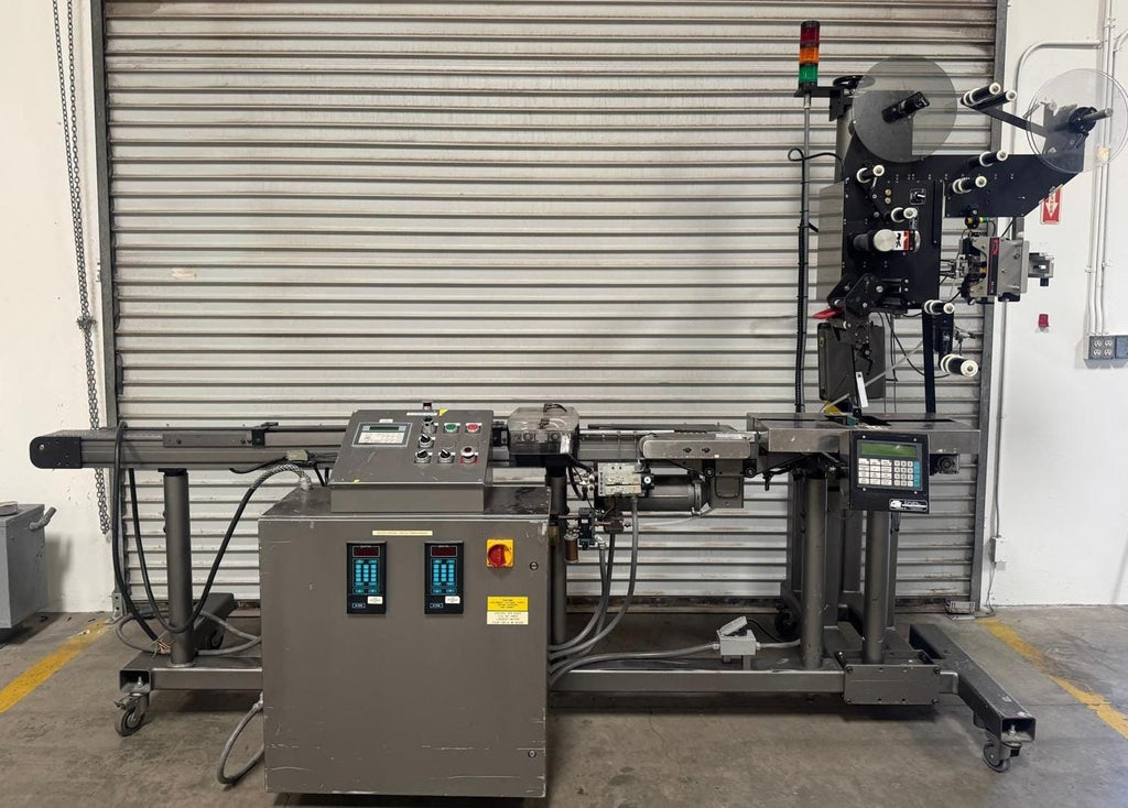 CTM Label Applicator Printer Norwood RS-1100 360 Labeler Labeling System