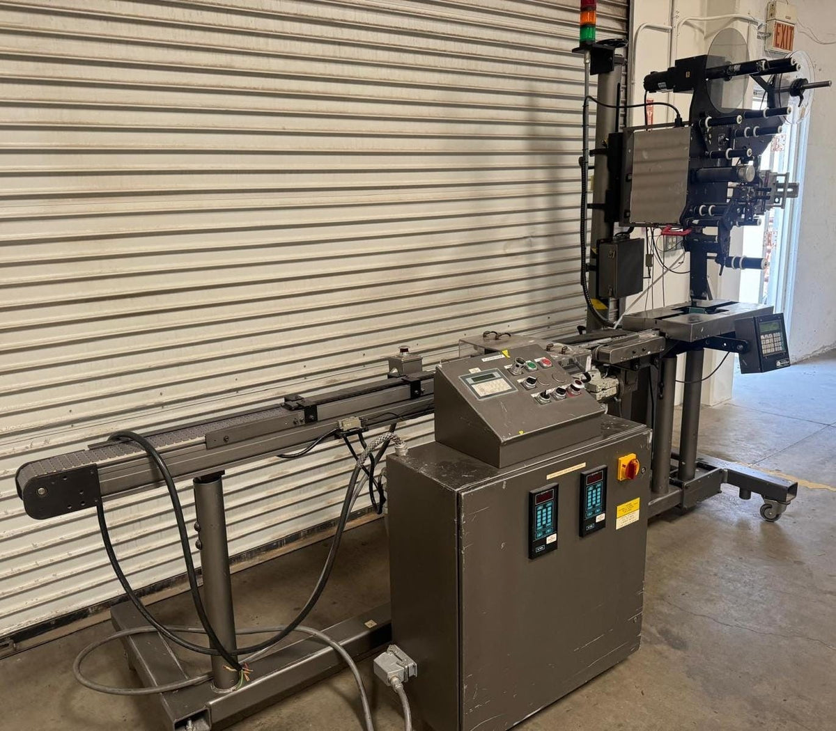 CTM Label Applicator Printer Norwood RS-1100 360 Labeler Labeling Syst