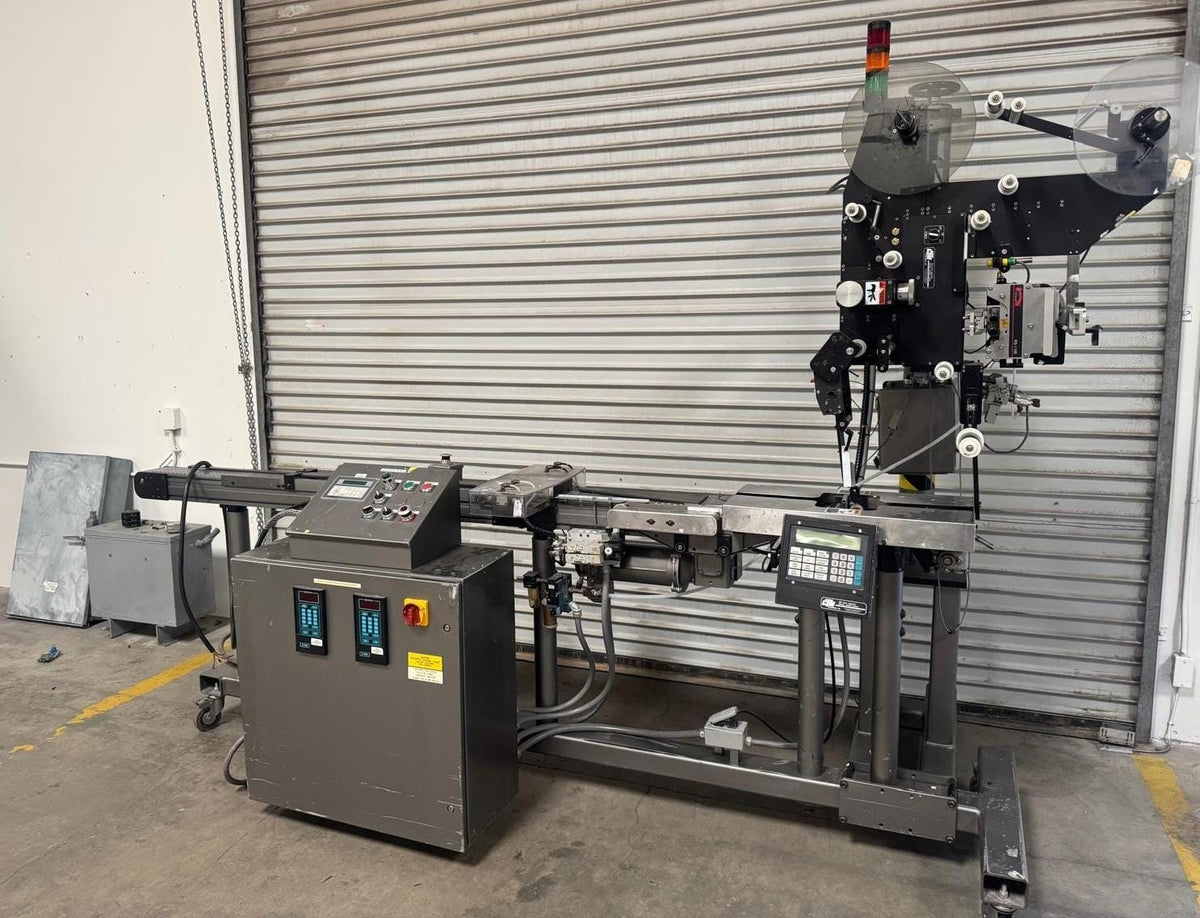 CTM Label Applicator Printer Norwood RS-1100 360 Labeler Labeling Syst