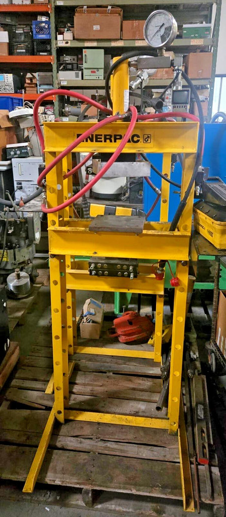 Enerpac 10 Ton Press IPH010S10-1 Pneumatic Air Driven Hydraulic For Parts