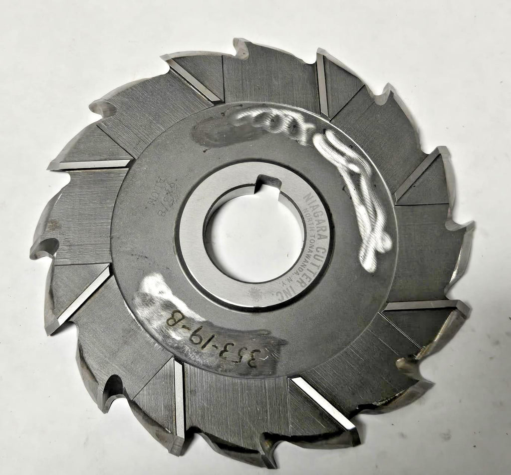 Niagara Milling Cutter 6 x 3/8 HIGH SPEED STEEL HSS resharpened
