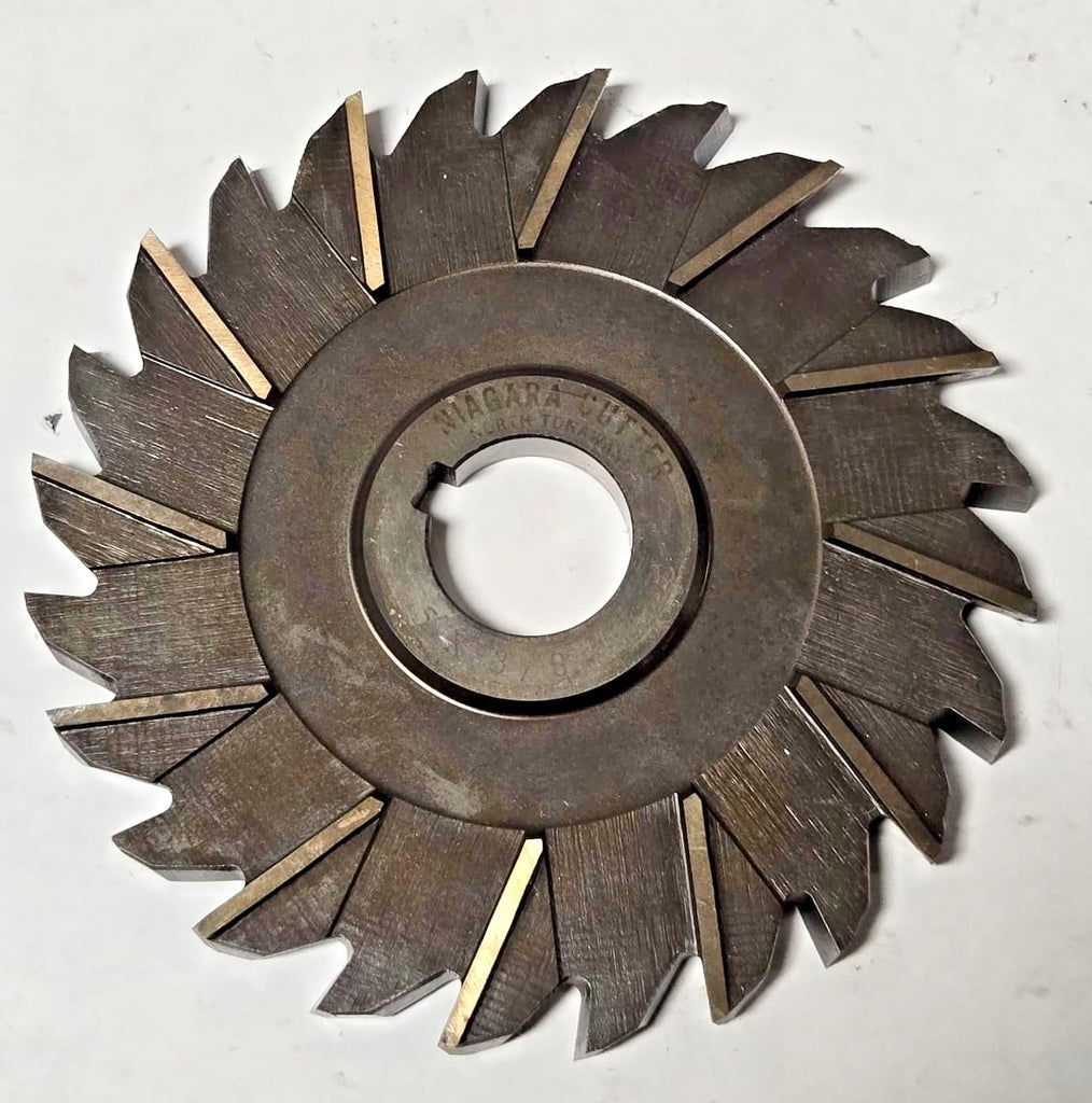 Niagara Milling Cutter 5" x 3/8 HIGH SPEED STEEL HSS resharpened