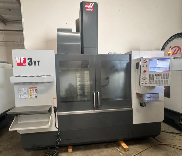 2018 HAAS VF-3YT/50 CNC Vertical Machining Center TSC Probing System Low Hours