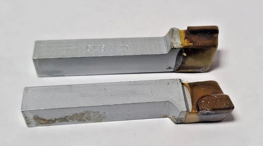 SANDVIK Coromant GL-8 H20 Carbide Brazed Tipped Lathe Tool Bit 1/2 Shank 2 Pcs