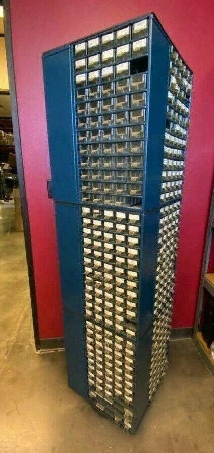 Large Lot of Resistors Display Cabinet Organizer Drawers Complete Set Bins