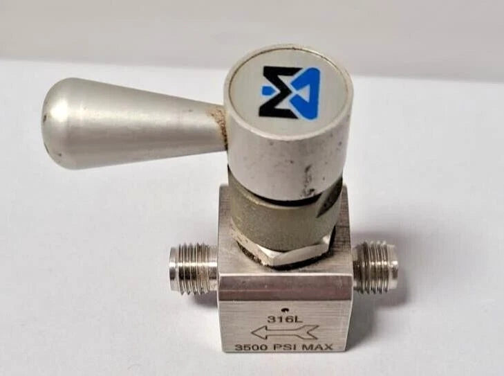 316L Diaphragm Valve 3500 PSI Stainless Steel