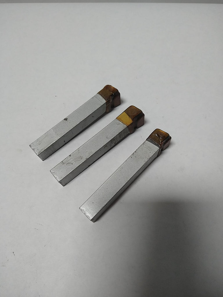 Brazed Tipped Carbide Lathe Tool Bit 1/2" Shank FL 8 C2 USA Made Lot of 3