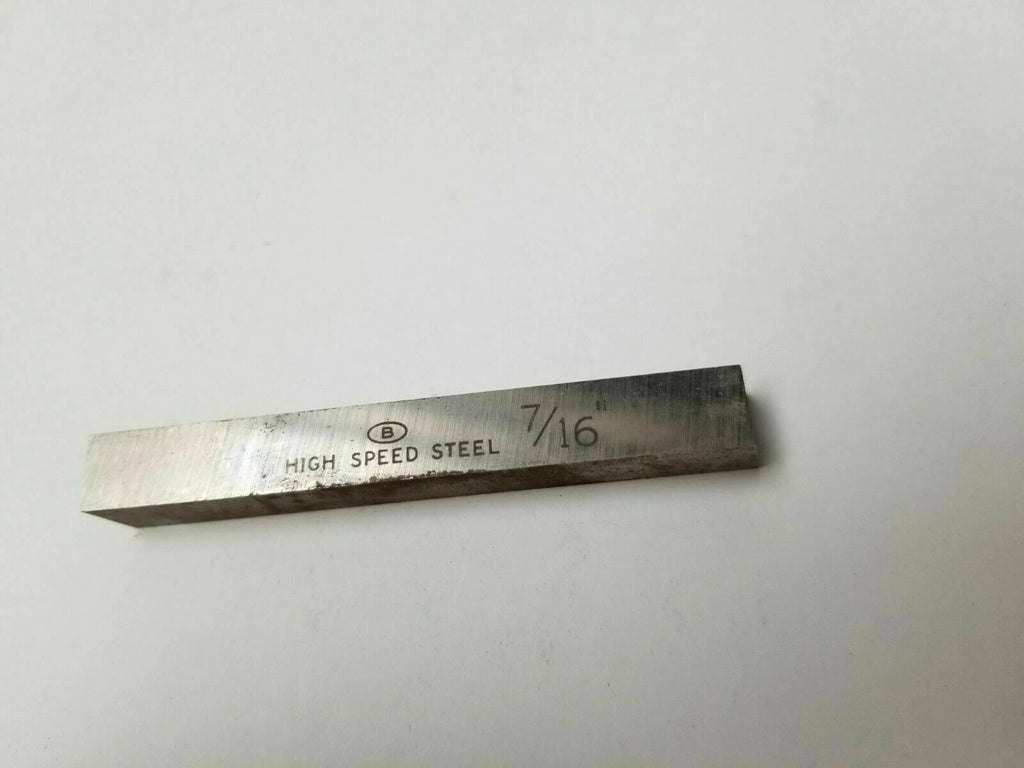 7/16 x 7/16 x 3-1/2 square Lathe Tool Cutting HSS Bit Blank BESLY High Speed