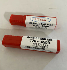 Lot of 2 Brand New HTC Solid Carbide End Mill 1/2