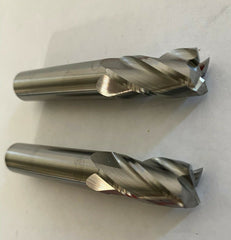 Lot of 2 Brand New HTC Solid Carbide End Mill 1/2