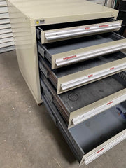 Stanley Vidmar 5 Drawers Cabinet Tool Box Storage Heavy Duty 30 x 28 x 33