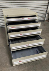 Stanley Vidmar 5 Drawers Cabinet Tool Box Storage Heavy Duty 30 x 28 x 33