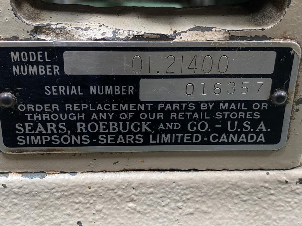 6 x 18 CRAFTSMAN ATLAS Bench Lathe with Threading Tooling 110 Volt Nice