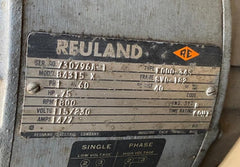 Hydraulic Test Unit Single Phase Reuland Motor