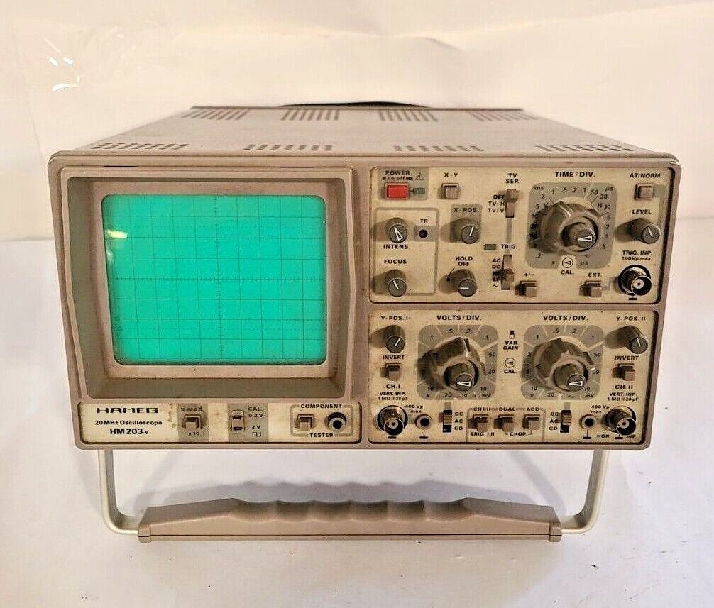 HAMEG HM203-6 Analog Oscilloscope 20 MHz