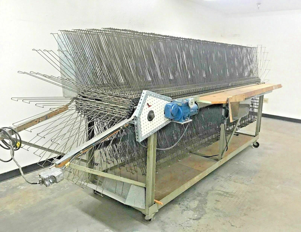 M&M Research Engineering Screen Printing Motorized Drying Racks Trays Shelves
