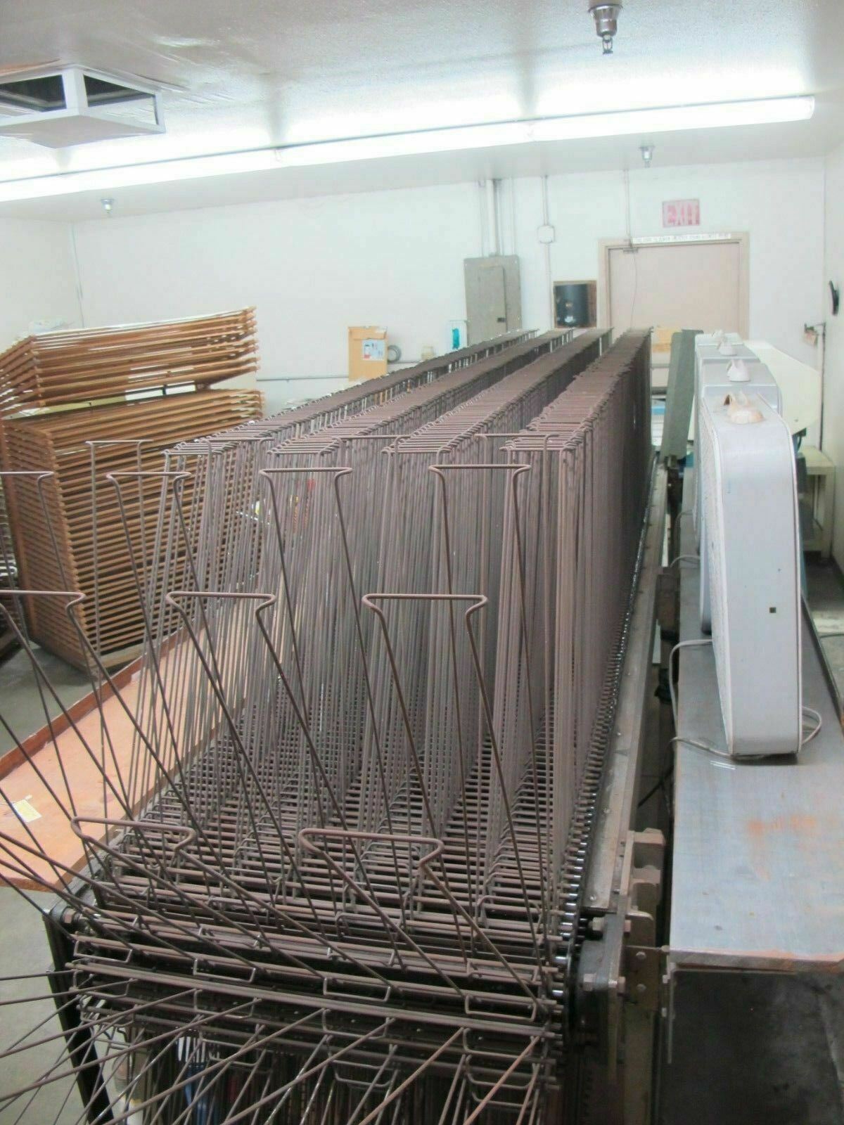 M&M Research Engineering Screen Printing Motorized Drying Racks Trays