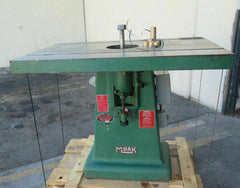 MOAK Machine Woodworking Shaper 7.5HP Baldor Motor Single Spindle Made in USA