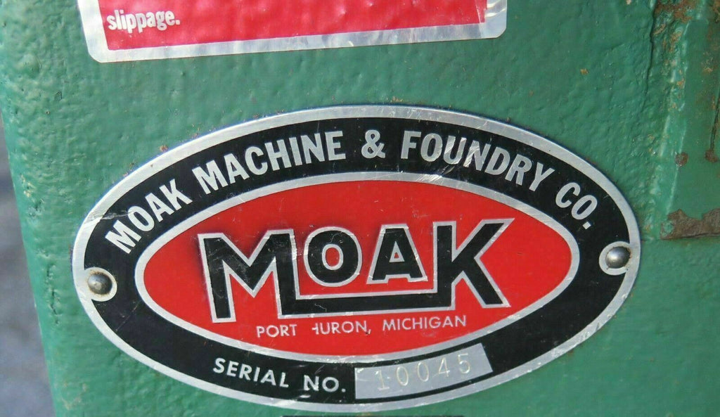 MOAK Machine Woodworking Shaper 7.5HP Baldor Motor Single Spindle Made in USA