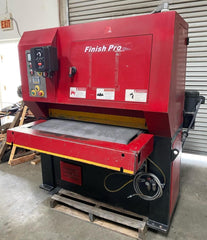 Finish Pro 15 HP Metal Wide Belt Sander Deburring Finishing FP-4075 Heavy Duty