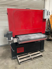 Finish Pro 15 HP Metal Wide Belt Sander Deburring Finishing FP-4075 Heavy Duty