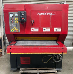 Finish Pro 15 HP Metal Wide Belt Sander Deburring Finishing FP-4075 Heavy Duty