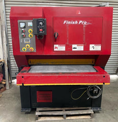 Finish Pro 15 HP Metal Wide Belt Sander Deburring Finishing FP-4075 Heavy Duty