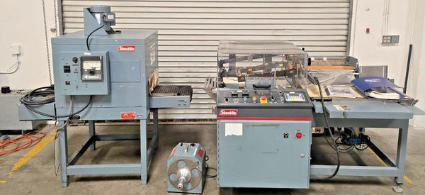 Shanklin A26A Automatic L-Bar Sealer T-6XL Shrink Wrapper Tunnel Belt Conveyor Local Pickup