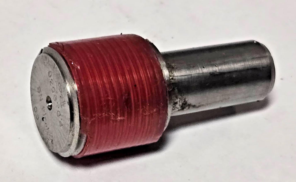 1" 14 NS GO THREAD PLUG GAGE P.D .9536