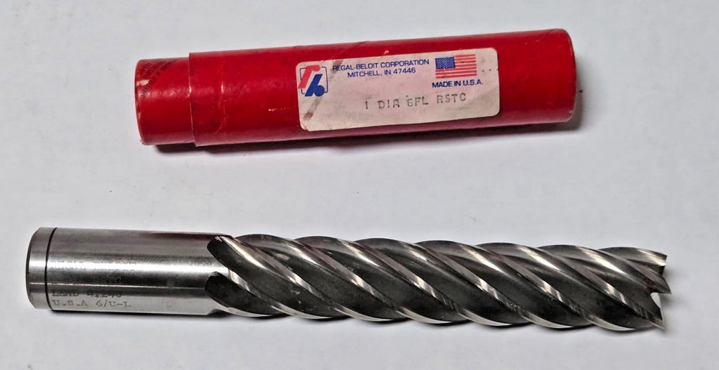 Regal Beloit 1" End Mill Brand New 6 Flutes LONG USA Made