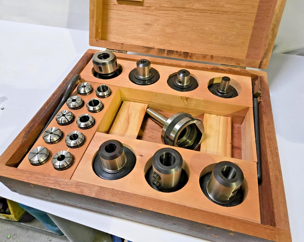 Enco SYIC-3000 Quick Change Tooling System Mill Chuck and Collet Set 2045511
