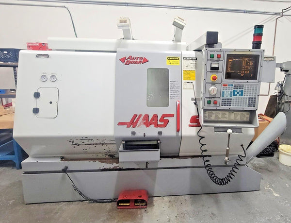 Haas SL-20T CNC Lathe Turning Center with Tailstock Year 2000 Runs Good