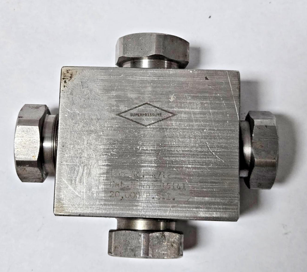 High Pressure Cross 20,000 PSI SUPERPRESSURE 45-15141