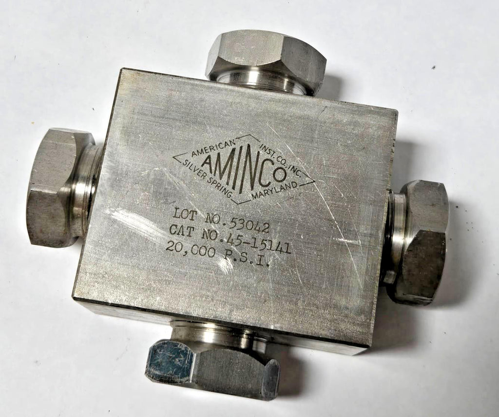 High Pressure Cross 20,000 PSI AMINCO 45-15141
