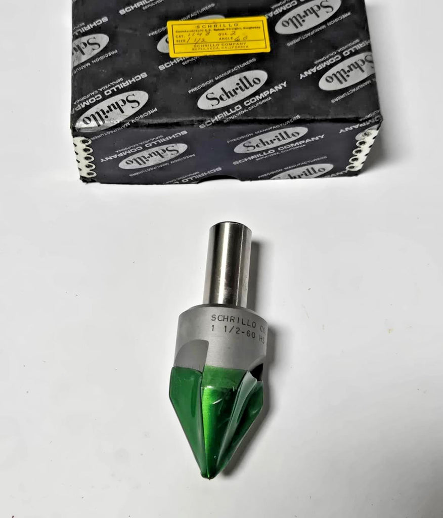 Schrillo 1-1/2" High Speed Steel Countersink 60 Degree #1148 USA