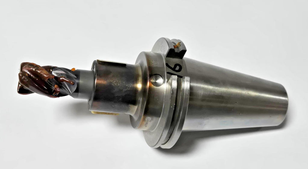 Solid Carbide End Mill 1" Shank CAT50 CNC Tool Holder Shrink Fit