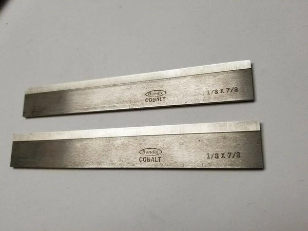 2 New 1/8 x 7/8 x 6" Rectangle Lathe Tool Cutting cobalt Blank Bit BESLY