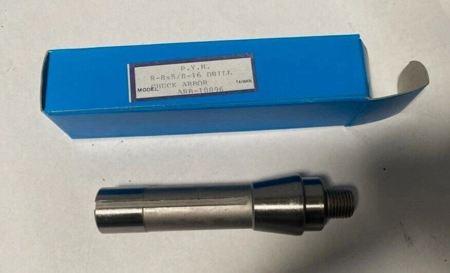 P.Y.H. R-8 x 5/8-16 Drill Chuck Arbor Model ARB-10096