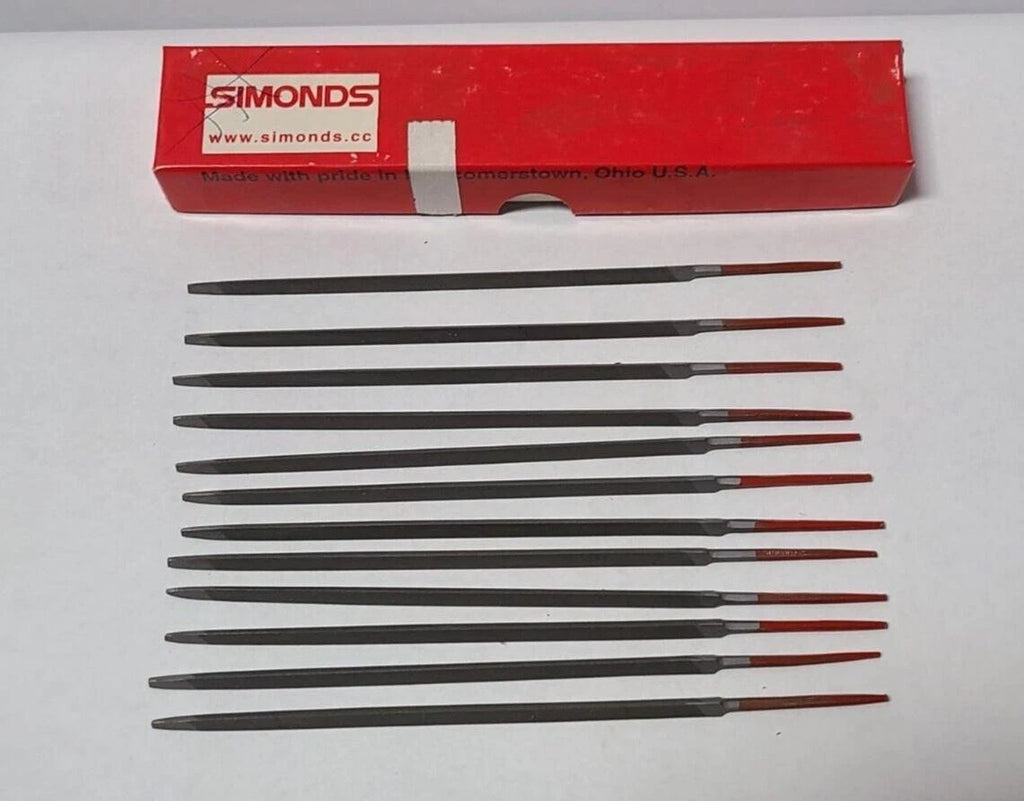 12 Pcs Simonds 5” File 73-561000 New XX SLIM USA